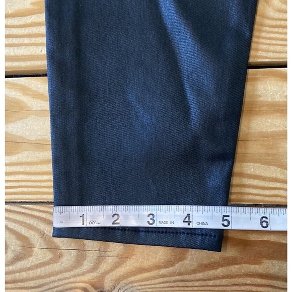 NWT $99 Abercrombie & Fitch High Rise Super Skinny Ankle Pants Size 28 Black - Picture 8 of 10